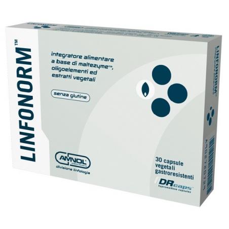 Amnol Linfonorm 30 Capsule Vegetali Integratore Drenante