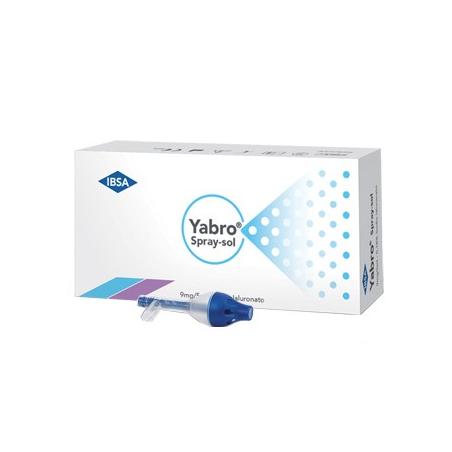 Ibsa Yabro Spray Sol 10 Fiale x 5 ml Sodio Ialuronato 0,8% Soluzione Per Nebulizzatore