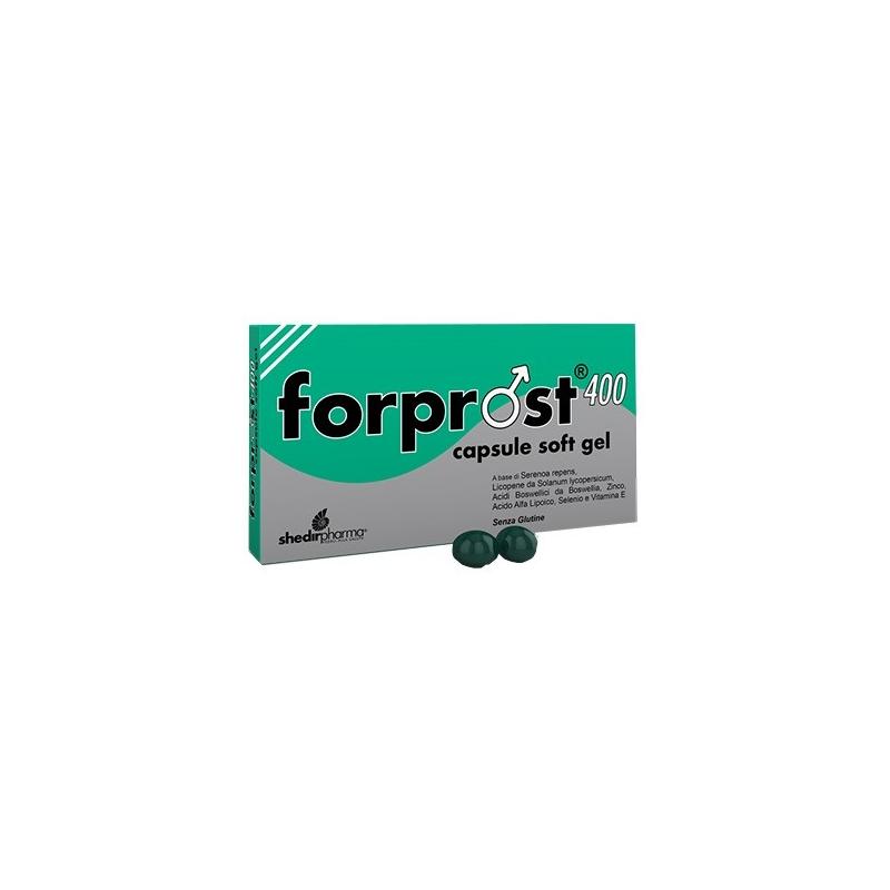 Shedir Pharma Forprost 400 15 Capsule Molli Integratore per la Prostata