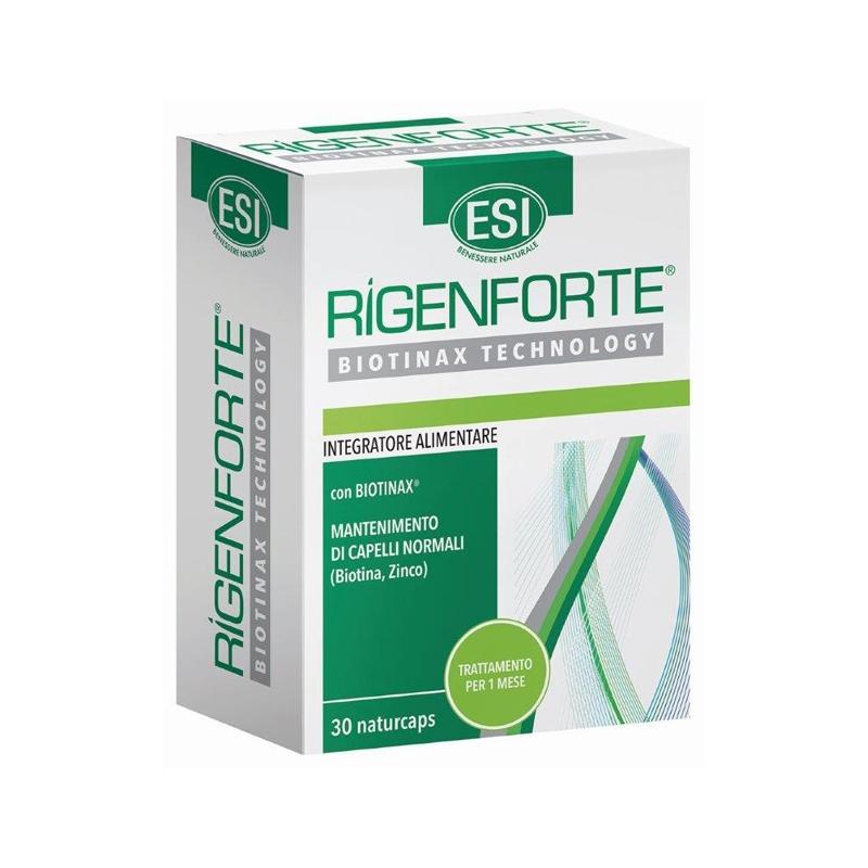 Esi RigenForte Integratore per Favorire il Trofismo dei Capelli e Unghie 30 Capsule