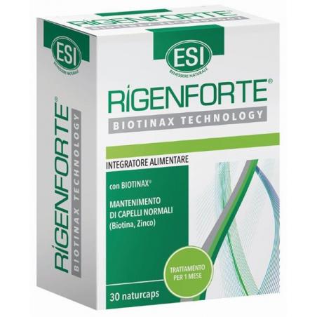 Esi RigenForte Integratore per Favorire il Trofismo dei Capelli e Unghie 30 Capsule
