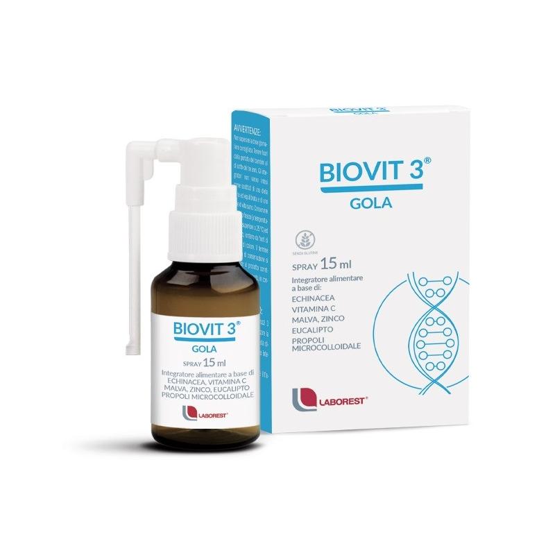 Ar Fitofarma Biovit3 15 ml Spray Orale Sollievo e Protezione della Gola