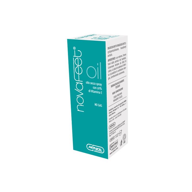 Amnol Novafeet Oil 50 ml Spray Antiossidante per Cute Secca e Arrossata