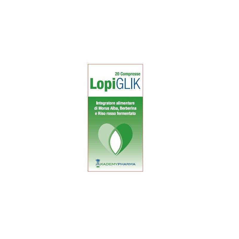 AkademyPharma LopiGlik Integratore Apparato Cardiovascolare 20 Compresse