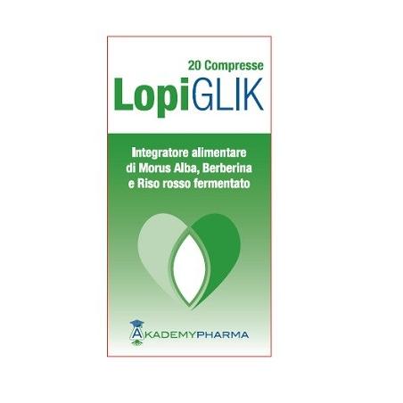 AkademyPharma LopiGlik Integratore Apparato Cardiovascolare 20 Compresse