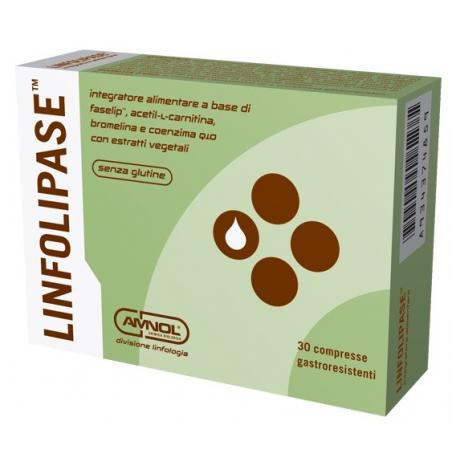 Amnol Linfolipase 30 Compresse Integratore per il Drenaggio dei Liquidi