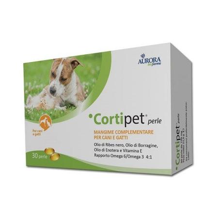 Aurora Biofarma Cortipet 30 Perle Alimento Complementare Cani e Gatti