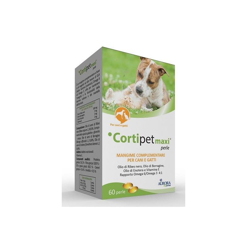 Aurora Biofarma Cortipet 60 Perle Alimento Complementare Cani e Gatti