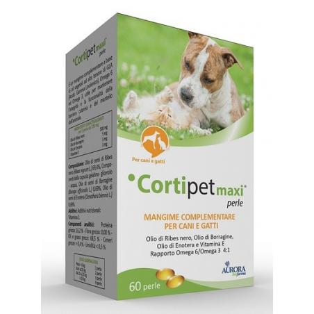 Aurora Biofarma Cortipet 60 Perle Alimento Complementare Cani e Gatti