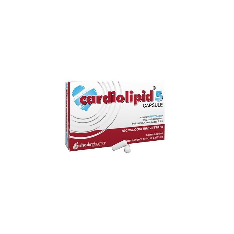 Shedir Pharma Cardiolipid 5 30 Capsule Integratore per il Colesterolo