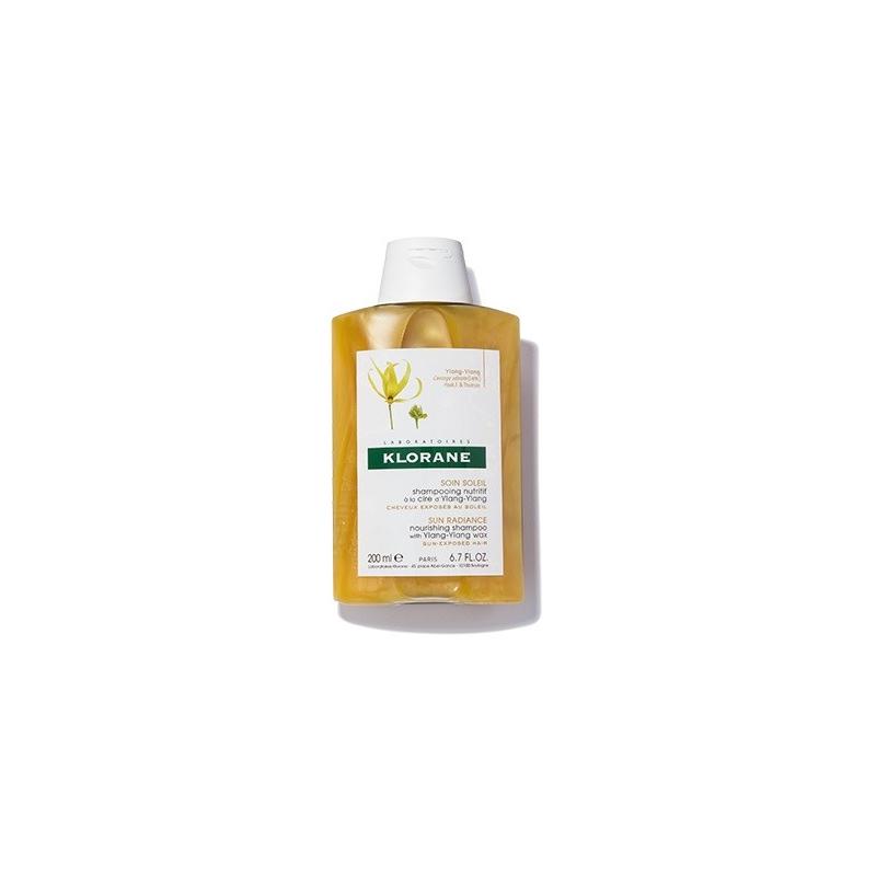 Klorane Shampoo per Capelli Danneggiati alla Cera di Ylang Ylang  200 ml