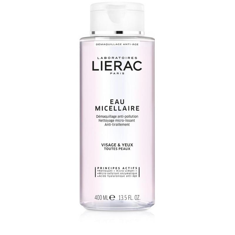 Lierac Eau Micellaire 400 ml Acqua Micellare per Tutti i Tipi di Pelle