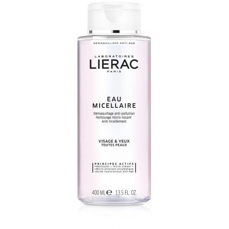Lierac Eau Micellaire 400 ml Acqua Micellare per Tutti i Tipi di Pelle