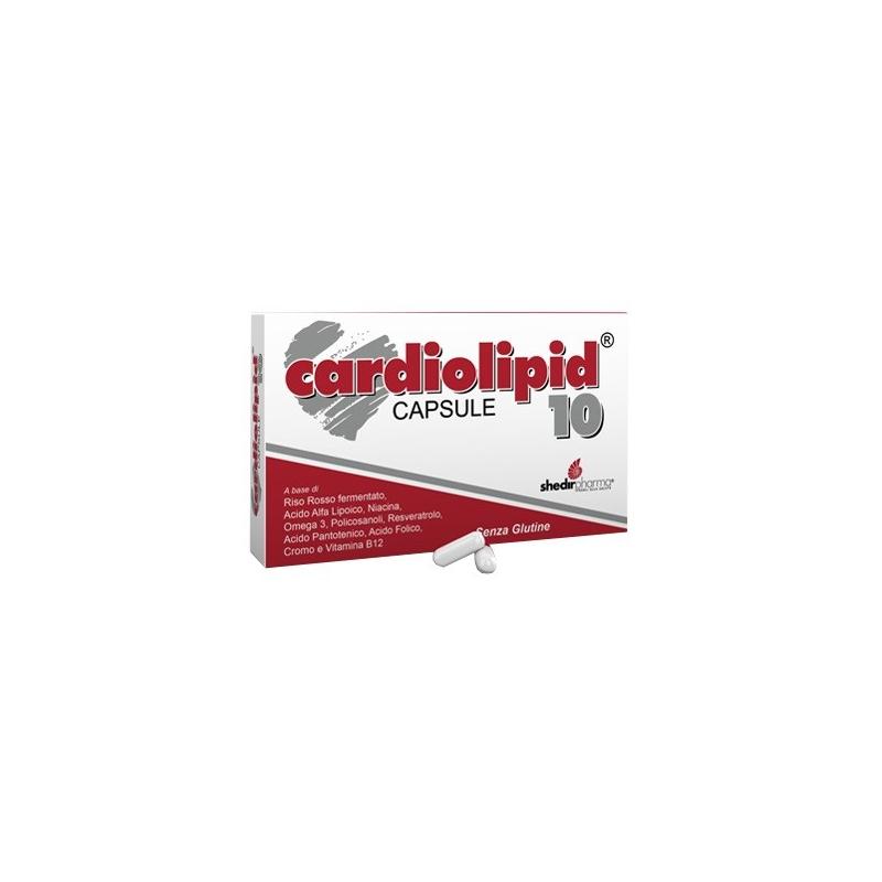 Shedir Pharma Cardiolipid 10 30 Capsule Integratore per il Colesterolo