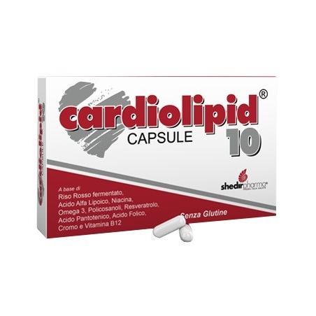 Shedir Pharma Cardiolipid 10 30 Capsule Integratore per il Colesterolo
