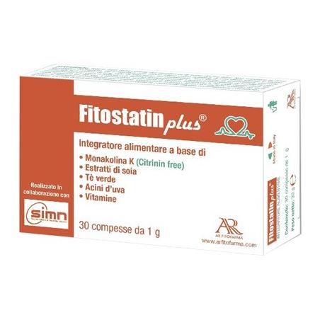 Ar Fitofarma Fitostatit Plus 30 Compresse Integratore per il Colesterolo