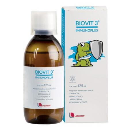 Fitofarma Biovit 3 Immunoplus 125 ml Sciroppo Difese Immunitarie Bambino