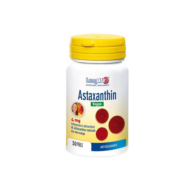 Longlife Astaxantin Integratore Antiossidante 30 Perle