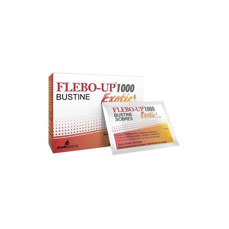 Flebo-Up 1000 Exotic 18 Bustine Integratore di Vitamine e Sali Minerali