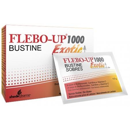 Flebo-Up 1000 Exotic 18 Bustine Integratore di Vitamine e Sali Minerali