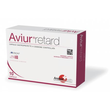 Anatek Health Aviur Retard 10 Capsule Integratore per le Vie Urinarie