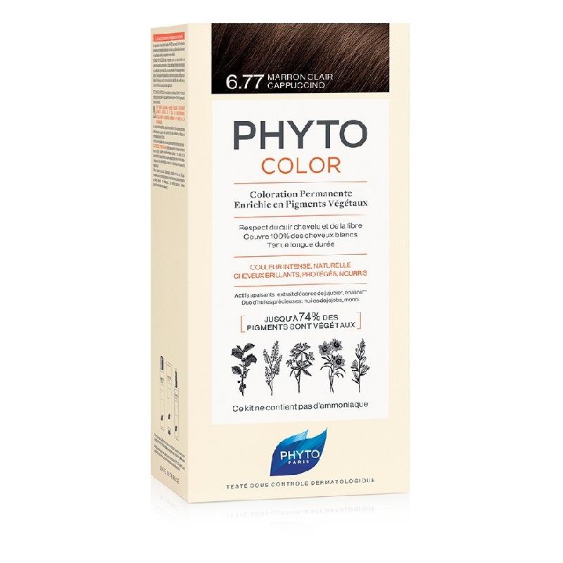 Phyto Phytocolor Tinta 6.77 Marrone Chiaro Cappuccino