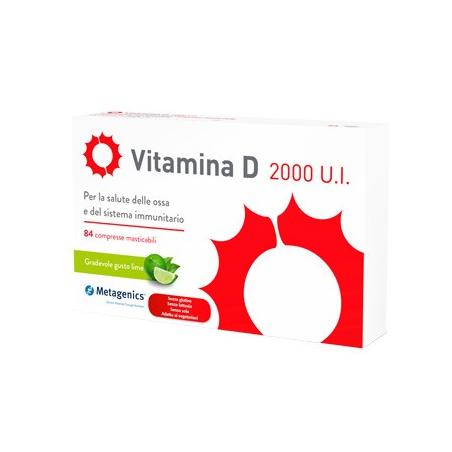 Metagenics Vitamina D 2000 UI 84 Compresse Integratore Sistema Immunitario