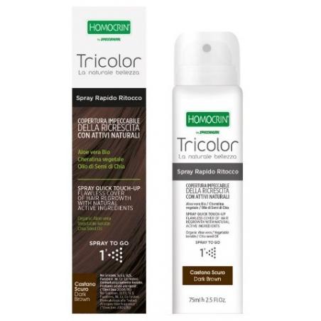 Specchiasol Tricolor Spray 75 ml Ritocco Castano Scuro