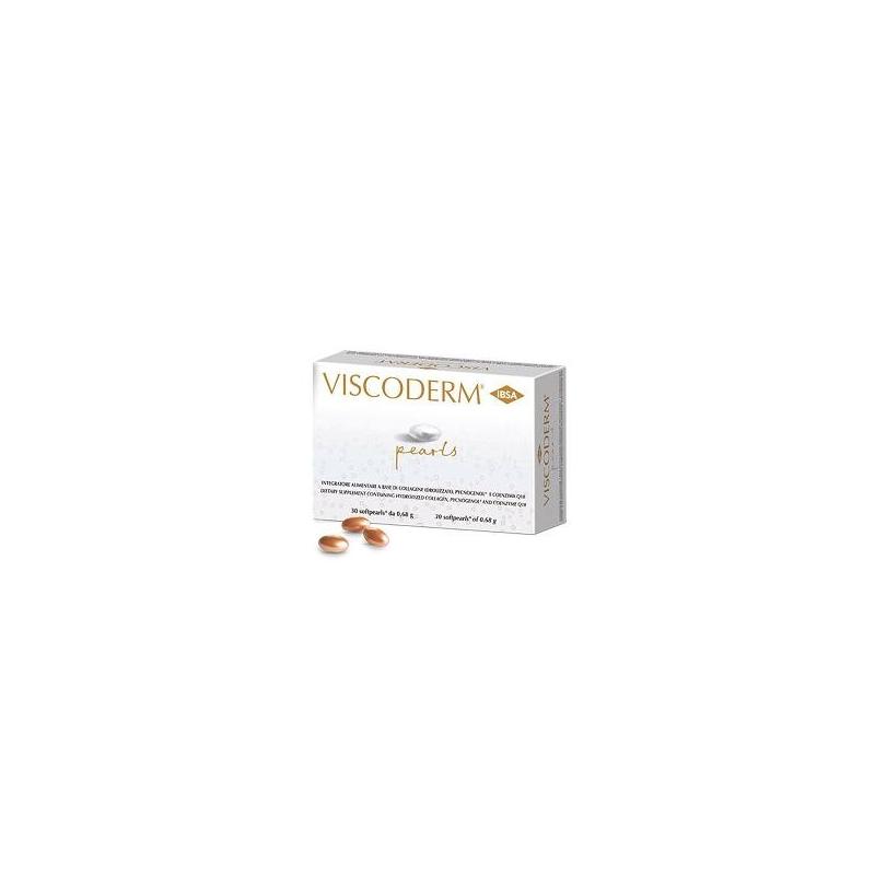 IBSA Viscoderm Pearls 30 Capsule Integratore Cute IBSA Viscoderm Pearls 30 Capsule Integratore Cute