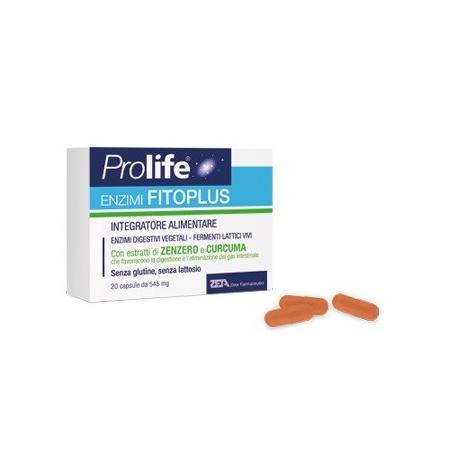 Zeta Farmaceutici Prolife Enzimi Fitoplus fermenti lattici 20 capsule