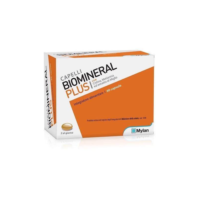 Meda Pharma Biomineral Plus 60 Capsule Integratore Capelli
