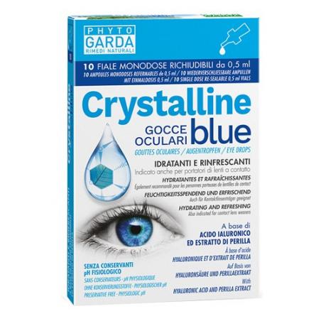Cristallino Blu Gocce Oculari 10 Fiale 0,5 Ml