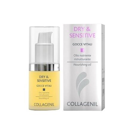 Uniderm Farmaceutici Collagenil Dry & Sensitive Gocce Vitali 30 ml trattamento anti-età