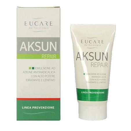 Eucare Aksun Repair 50 ml Crema Riparazione Danni Solari