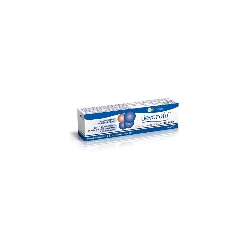 Fitobios Lievoroid Pomata per Emorroidi 30 ML con cannula endorettale