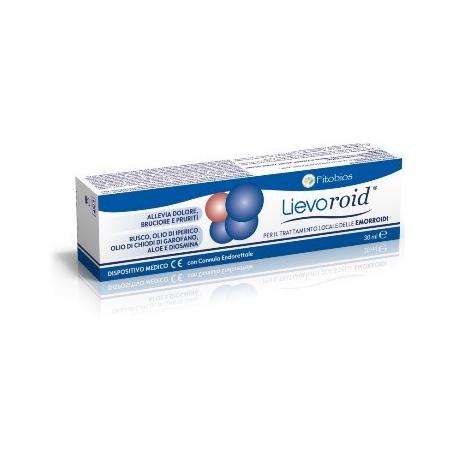 Fitobios Lievoroid Pomata per Emorroidi 30 ML con cannula endorettale