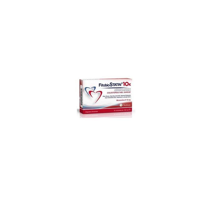 Fitobios Fitobiostatin 10K Integratore per Colesterolo 30 compresse