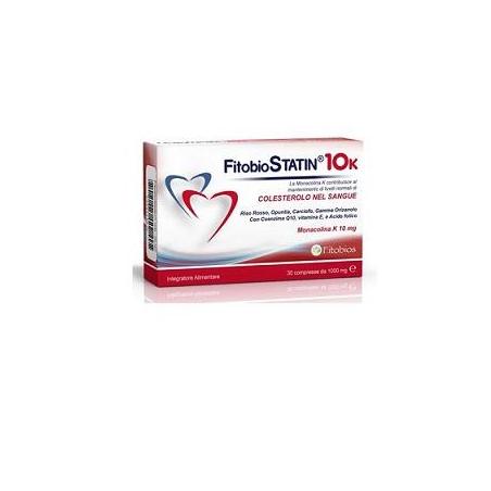 Fitobios Fitobiostatin 10K Integratore per Colesterolo 30 compresse