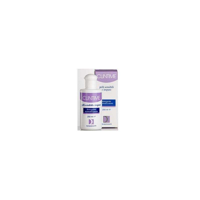 Dermoresearch Clintime Detergente Fluido Pelle Grassa 200 ml