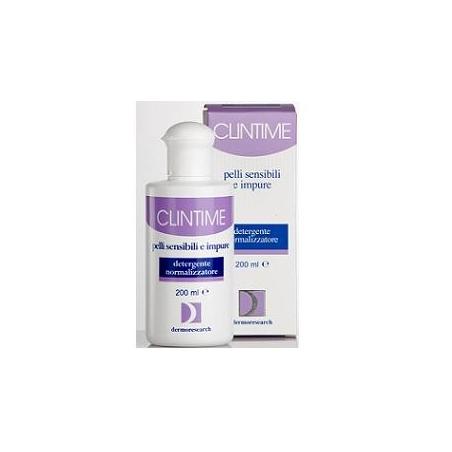 Dermoresearch Clintime Detergente Fluido Pelle Grassa 200 ml
