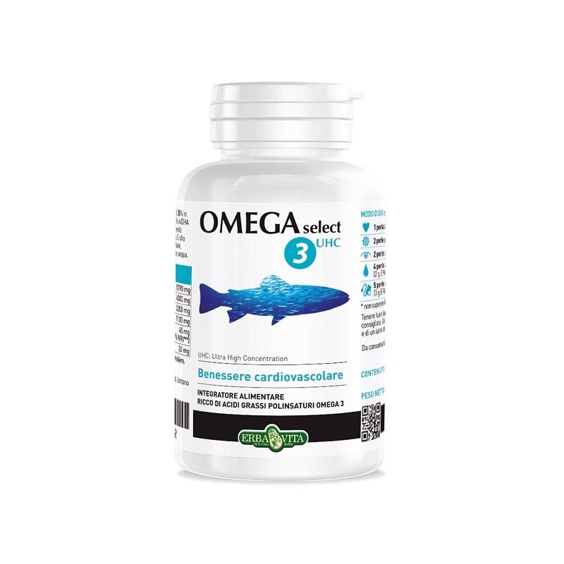 Erba Vita Omega Select 3 UHC per il cuore 120 perle
