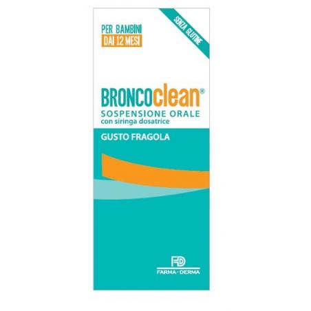 Farma-Derma Broncoclean Sospensione Orale Integratore per Vie Respiratorie 100 ml