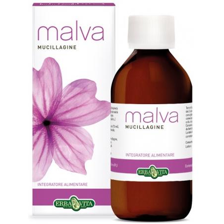 Erba Vita Malva Mucillagine 200 ml Integratore per l'apparato digerente