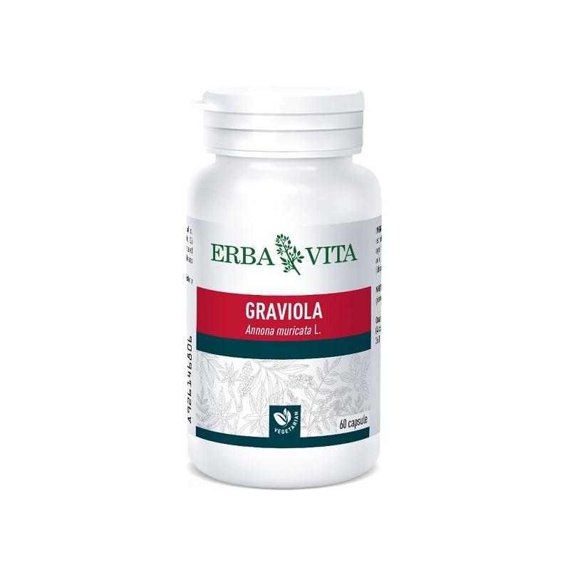 Erba Vita Graviola 60 Capsule Integratore per riequilibrio flora intestinale