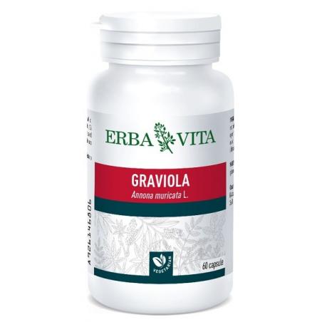 Erba Vita Graviola 60 Capsule Integratore per riequilibrio flora intestinale
