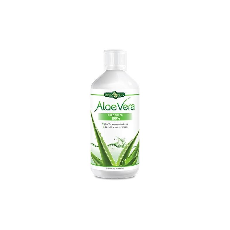 Erba Vita Aloe Vera Puro Succo 1000 ml Integratore Depurativo