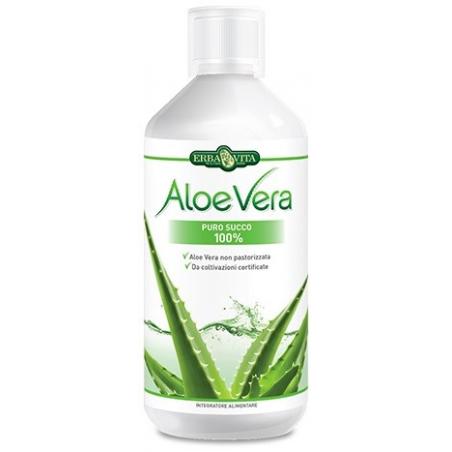 Erba Vita Aloe Vera Puro Succo 1000 ml Integratore Depurativo