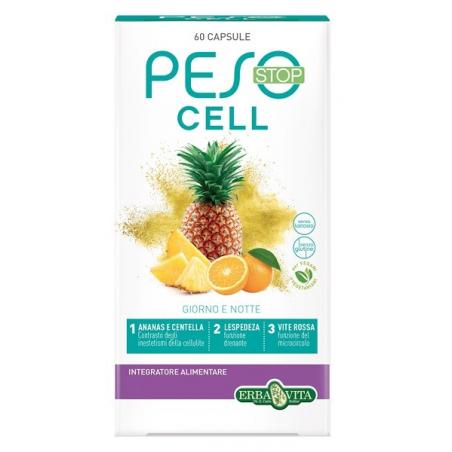 Erba Vita Peso Stop Cell Giorno e Notte 60 Capsule Integratore anti cellulite