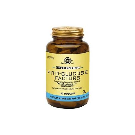 Solgar Fitoglucose Factors integratore vitaminico 60 tavolette