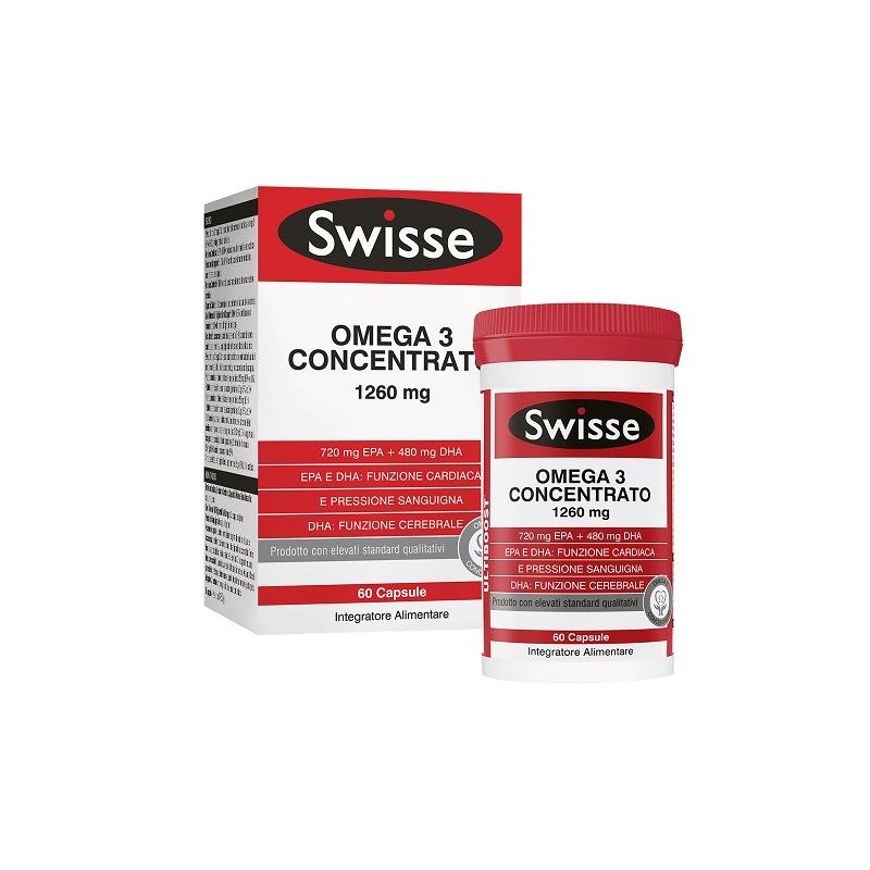 Swisse Omega 3 Concentrato 60 Capsule Integratore per il Cuore